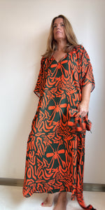 Kaftan Mosquito Safari Caqui/Laranja