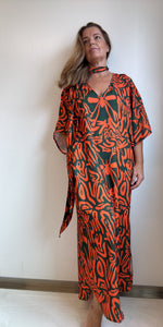 Kaftan Mosquito Safari Caqui/Laranja