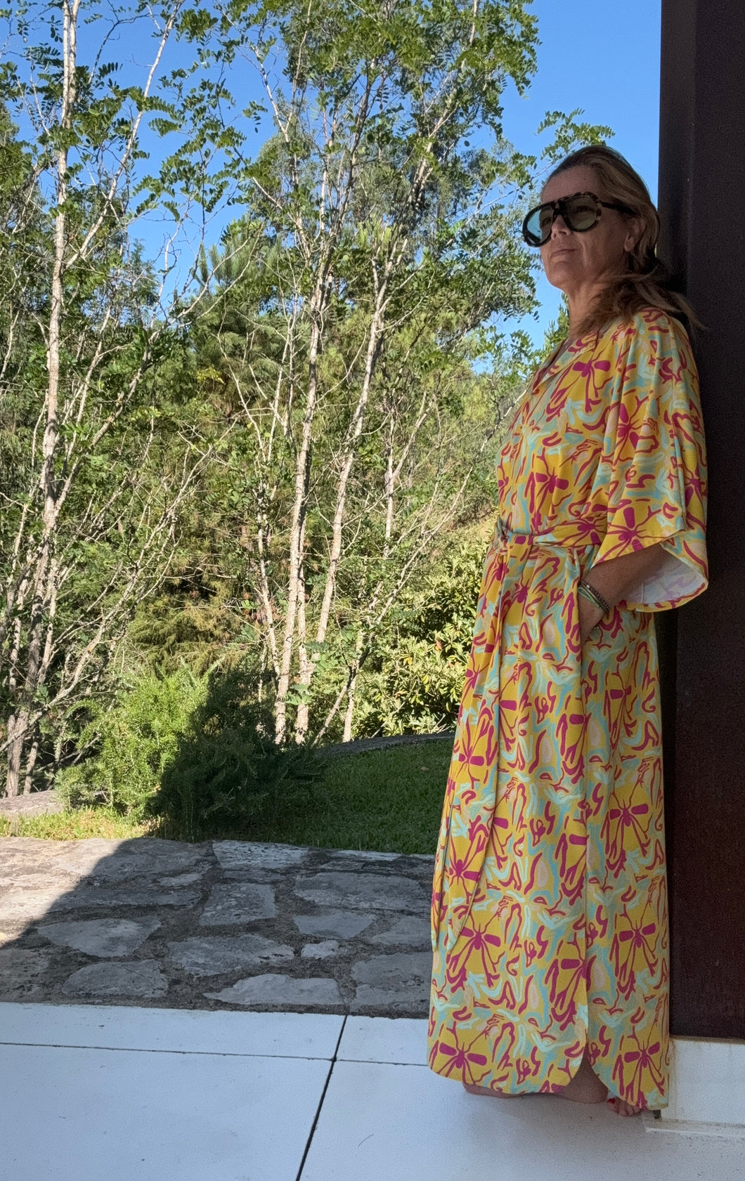 Kaftan Mosquito Safari Yellow